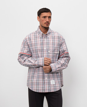 Thom Browne Сорочка в клітинку MWL430OF1098
