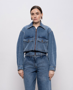 Magda Butrym Синяя джинсовая куртка DENIM08JACKET144426