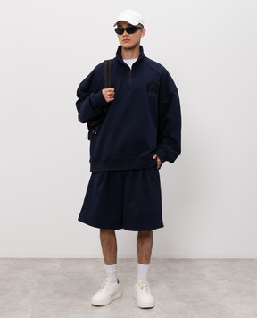 Juun.j Синій світшот з блискавкою JC6141P22R