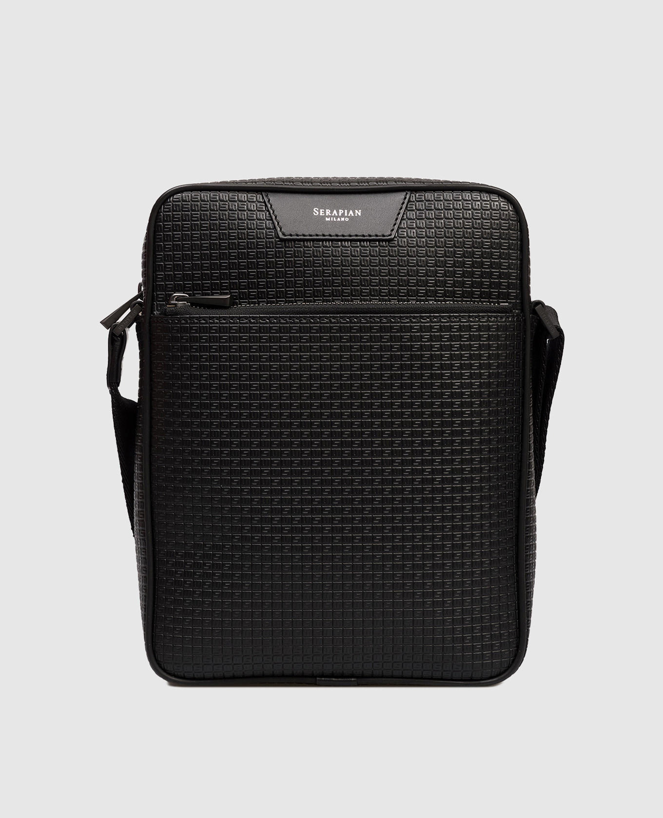 Черная кожаная сумка North South