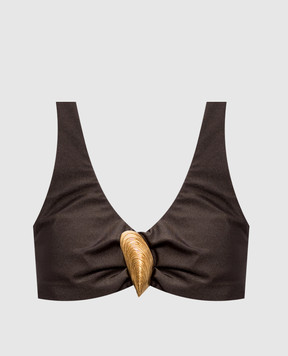 Simkhai Коричневый лиф от купальника Veyra 2269074SW