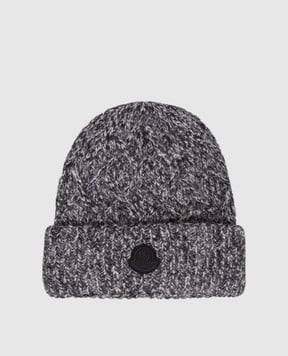 Moncler Сіра шапка з вовною альпаки K20933B00066M1209