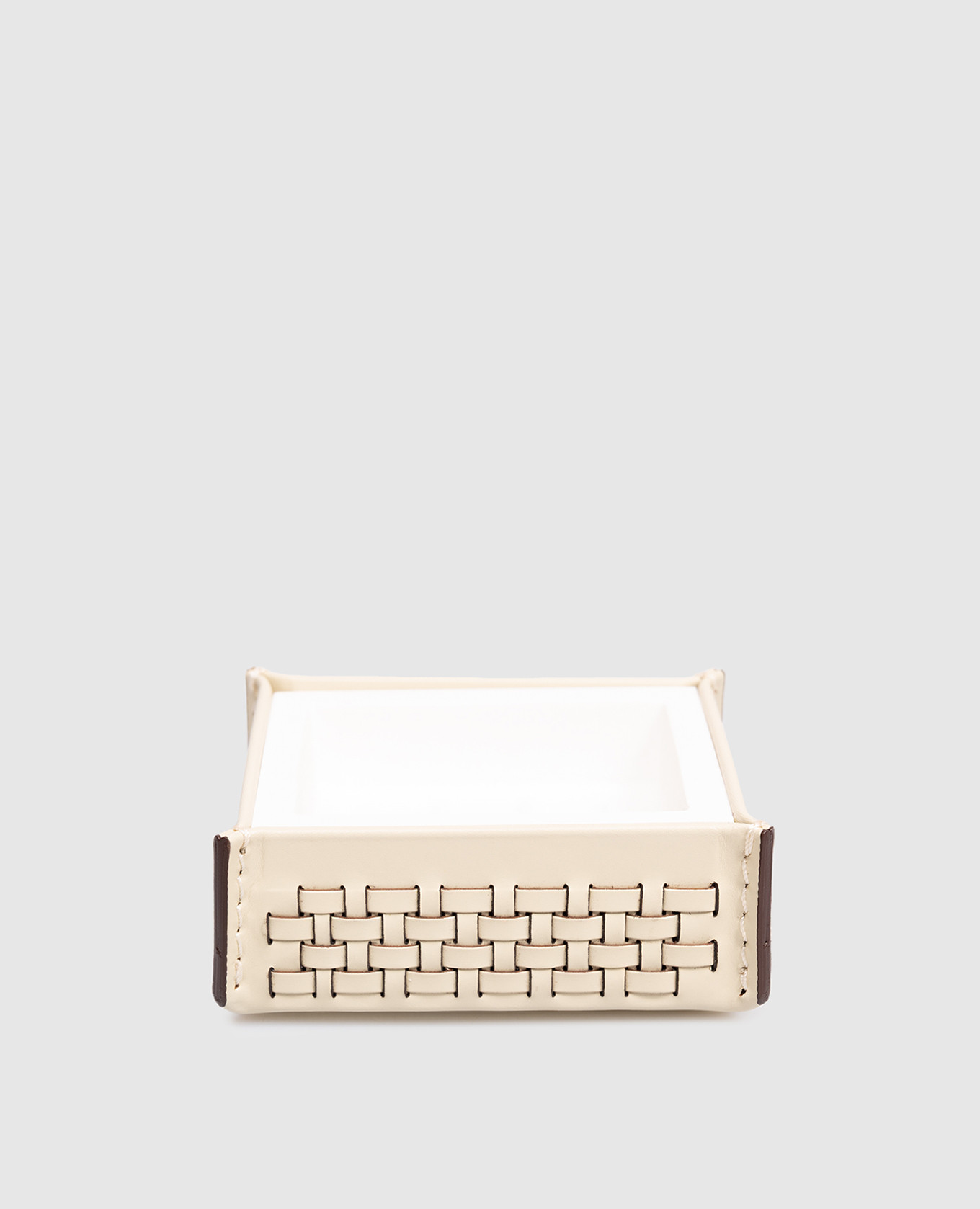 

Бежевая кожаная подставка для мыла HILTON, Бежевый, Ванные принадлежности