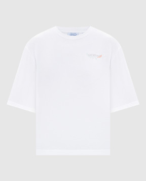 Off-White Белая футболка с принтом Storytelling 2AA124S26JER002