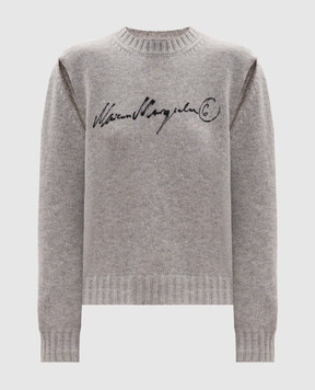 Maison Margiela MM6 Серый свитер с шерстью S52HL0065M13288