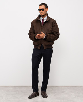 Peserico Синие брюки из шерсти R5422002710