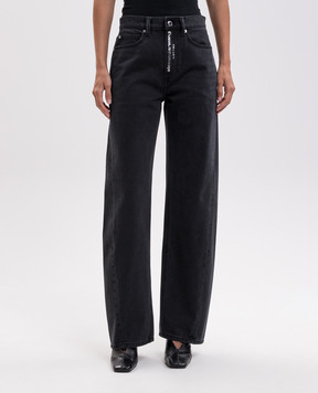 Alexander Wang Черные джинсы с кристаллами 4DC4264405