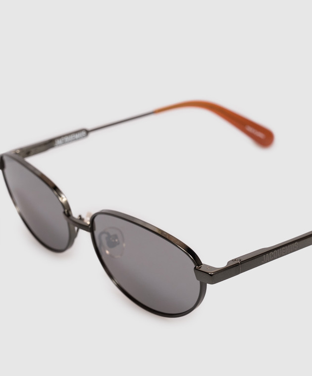 Jacquemus Зелені сонцезахисні окуляри JAC120C3SUN зображення 4