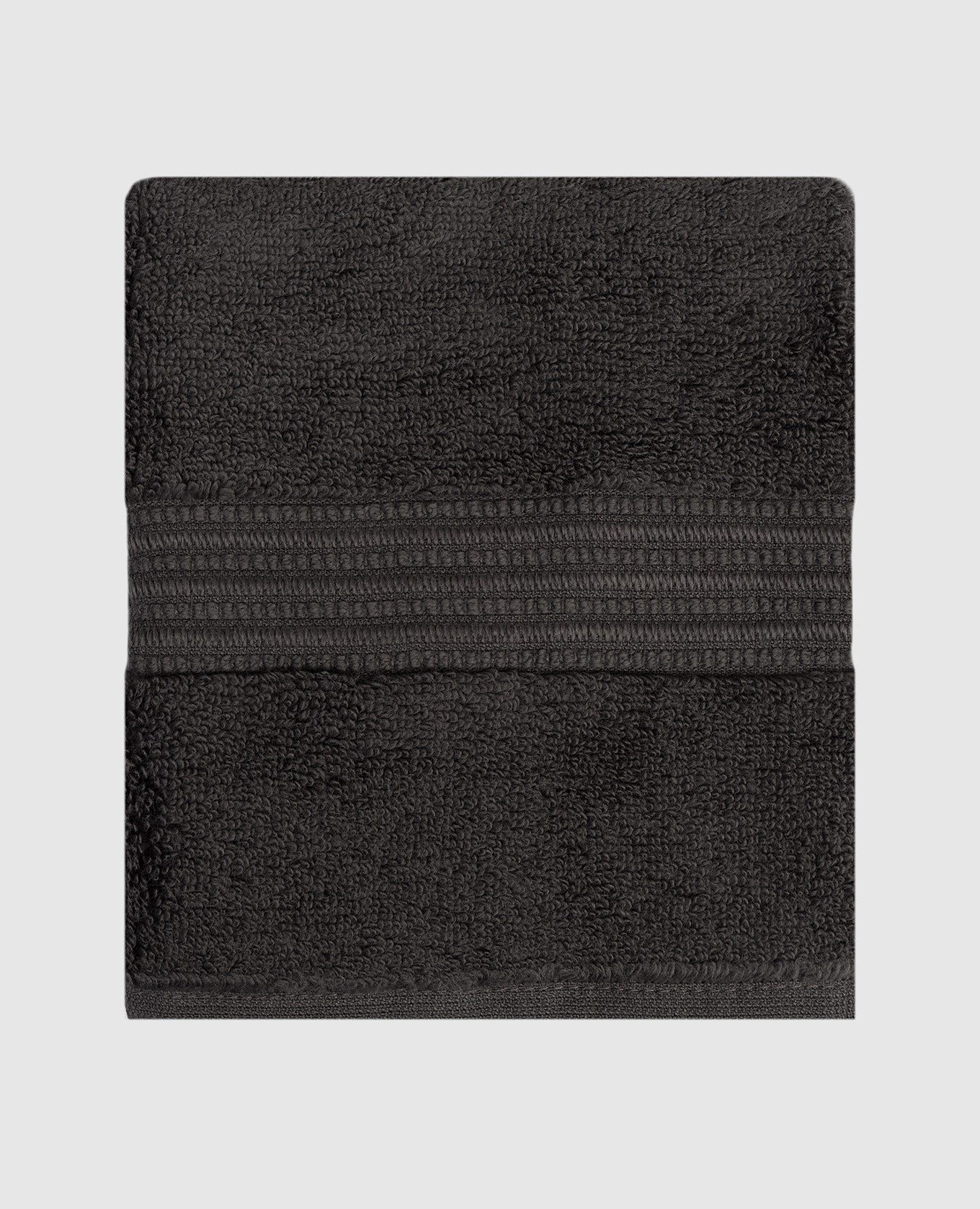 Серое махровое полотенце Chicago 30х50