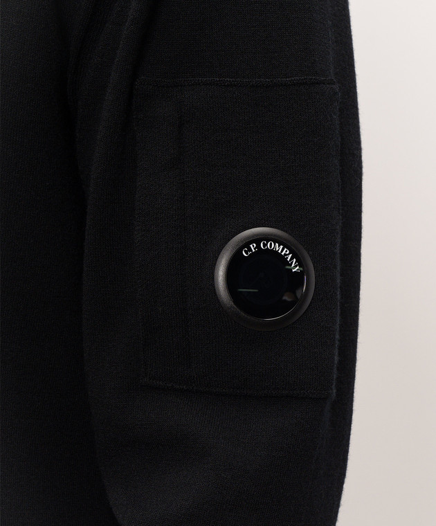 C.P. Company Черный джемпер с шерстью MKN070A005528A изображение 5