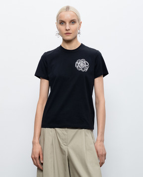 3.1 Phillip Lim Чорна футболка з вишивкою S26110386PJB