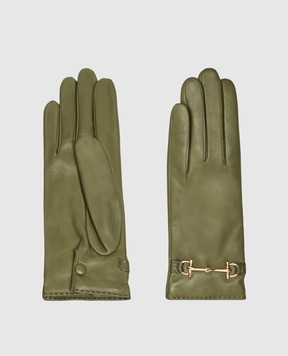 Sermoneta Gloves Шкіряні рукавички кольору хакі A109MODGRIMALDA