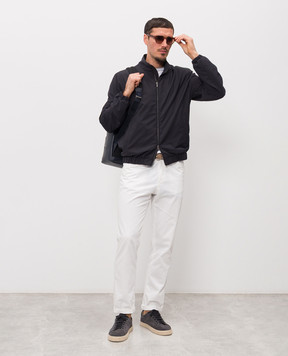 Peserico Синяя куртка с шерстью R5227002561