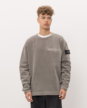 Stone Island Серый свитшот L2S156100028S00T7