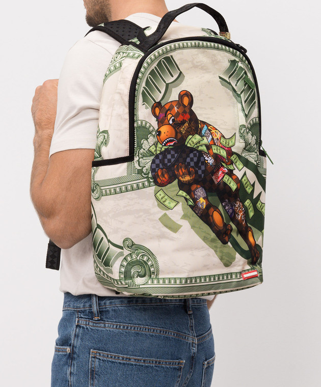 Sprayground Детский зеленый рюкзак BEAR FORCE ONE 910B8579NSZ изображение 2