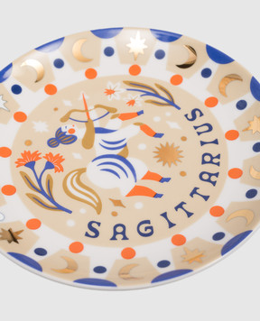 Bitossi Home Бежева порцелянова тарілка для закусок Sagittarius AST00008