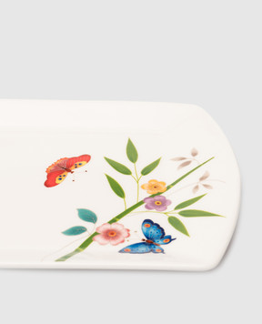 Geminiano Cozzi 1765 Біла прямокутна тарілка для закусок Incanto di Primavera JQCGU29359064