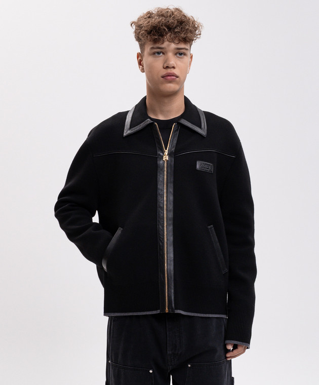 AMIRI Черная куртка из шерсти AM426KN025 изображение 3