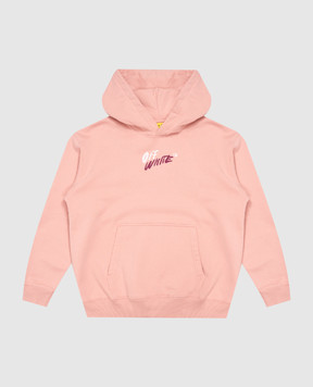 Off-White Детское розовое худи Arrow Writings 44GBB002F26F006