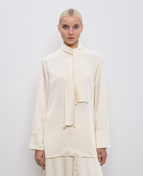 Jil Sander Бежевая блуза J01DL0175J76018