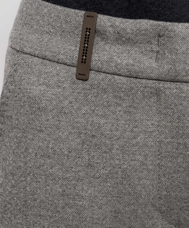 Peserico Серые брюки из шерсти P0471802581 изображение 5