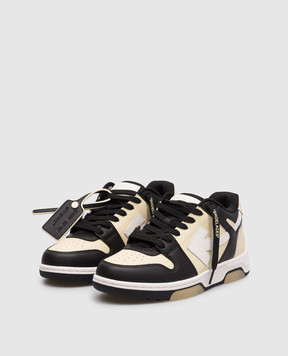 Off-White Кожаные кроссовки Out Of Office с тиснением логотипа OWIA259S26LEA008