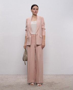 Peserico Розовый жакет из льна A0111602606