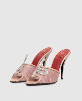 Valentino Рожеві мюлі Coeur Vipère 8W0S0PD7QMA