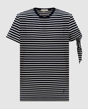 JW Anderson Синяя футболка в полоску JT0334PG1946