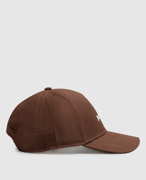 Palm Angels Коричнева кепка з вишивкою логотипа PAMLB001FB001m