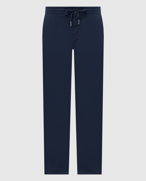 Castangia dal 1850 Сині штани з шовком GDPCA101S26