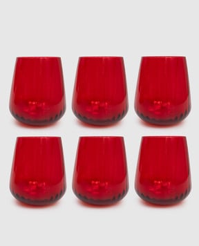 Vema Набір червоних склянок JOY 6 шт JOYDOF