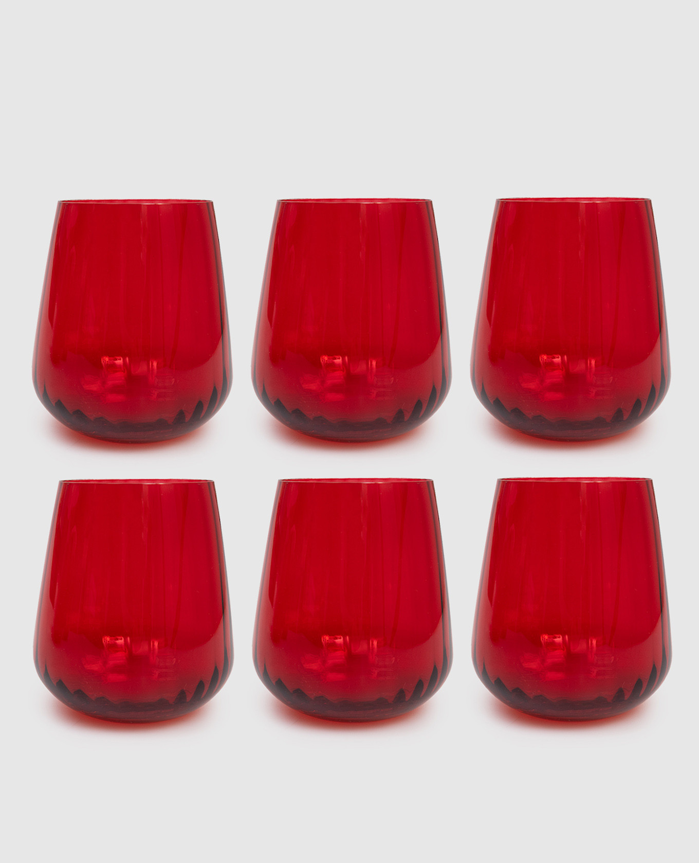 Набор красных стаканов JOY 6 шт