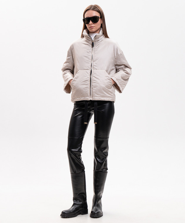 Max Mara Бежевая куртка CRISTINA MTCCRISTINA изображение 2