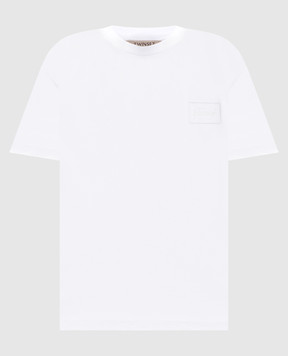 Twinset Белая футболка с нашивкой логотипа 262TT2552