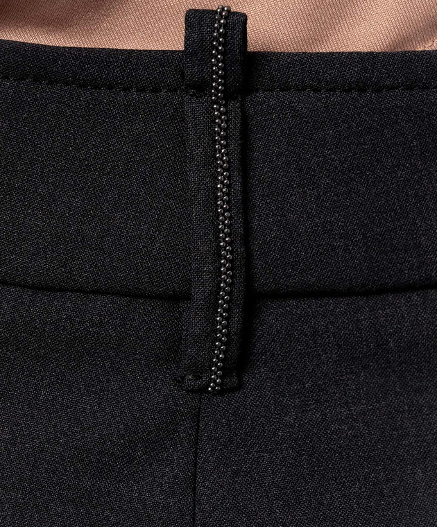 Brunello Cucinelli Брюки серые с шерстью с цепочкой мониль M0W07P8584 изображение 5