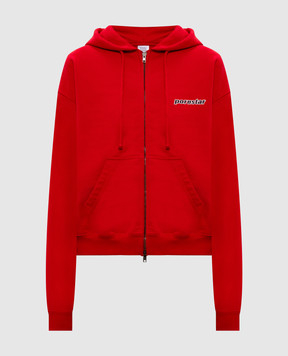 Vetements Червона спортивна куртка з принтом WE76ZU544R