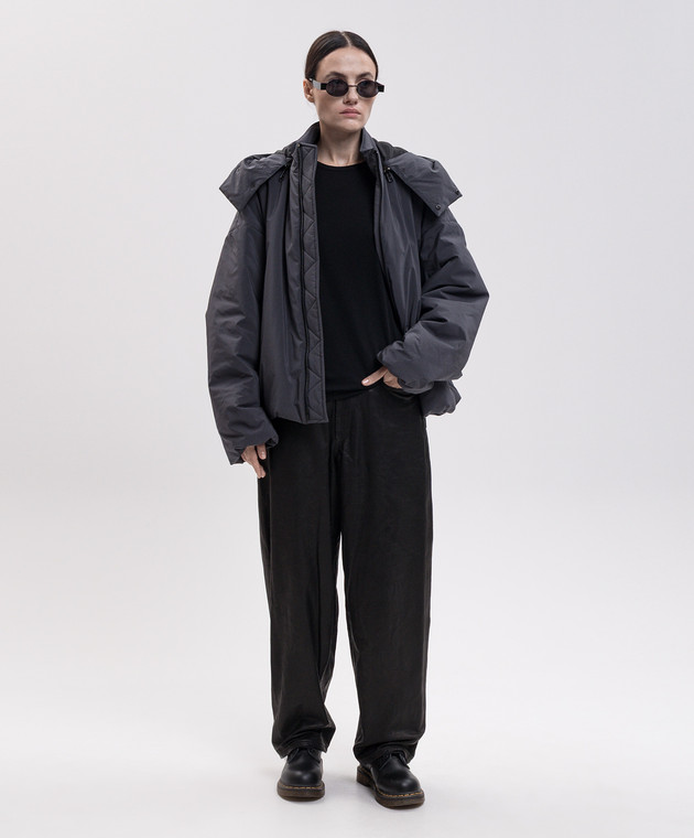 Y`S Yamamoto Сіра куртка YWY43933 зображення 2
