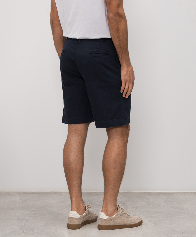 Woolrich Сині шорти з льоном CFWOSH2003MRUT5288 зображення 4