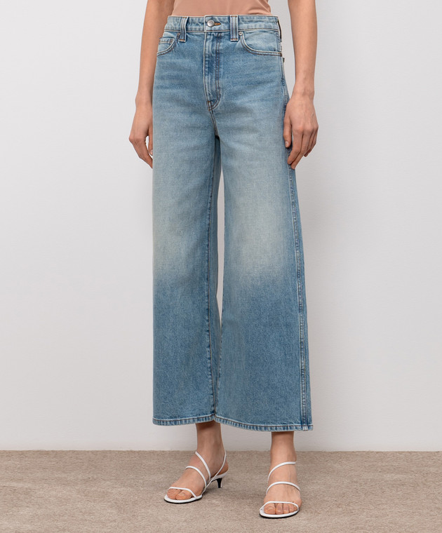 Khaite Блакитні джинси Delina з ефектом потертості 1179916020 зображення 3