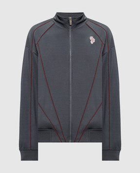 Off-White Сіра спортивна куртка 44MBD05QF26J001