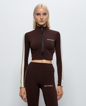 Palm Angels Коричневая спортивная куртка PAWVO004FB001