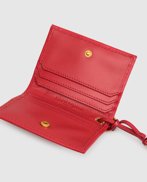 Gianni Chiarini Червоний шкіряний картхолдер на шнурку PF5039NA