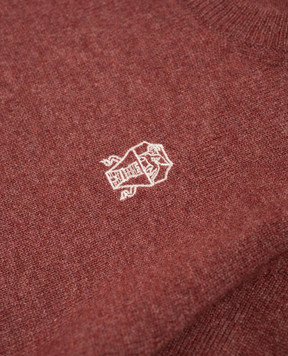 Brunello Cucinelli Детский бордовый джемпер из кашемира B22M10010B