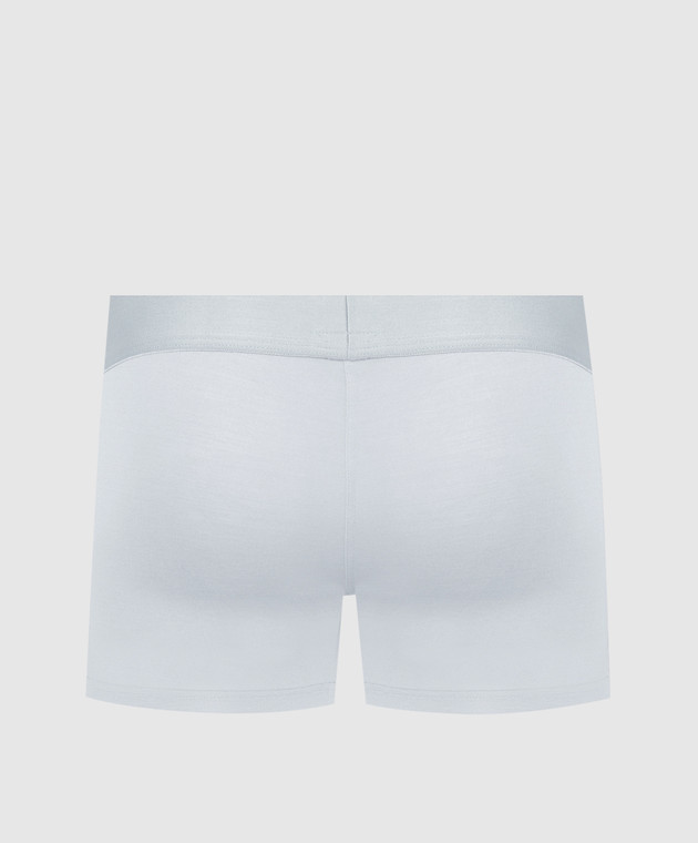 Zimmerli Голубые трусы-боксеры с логотипом 7001343514 изображение 2