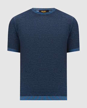 MooRER Синя футболка JUDE JUDEVCR