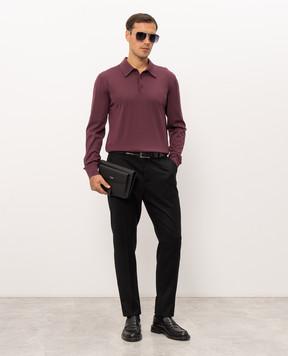 Dolce&Gabbana Брюки из шерсти черного цвета GW13ETFUBG8