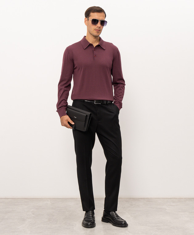 Dolce&Gabbana Брюки из шерсти черного цвета GW13ETFUBG8 изображение 2