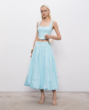 Simkhai Голубая юбка миди Winsor 3263020T