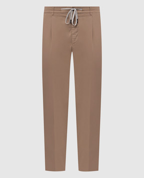 Peserico Коричневі штани з бавовни R54774T23D07945